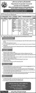 Junior Auditor Jobs 2023-Apply online via www.njp.gov.pk