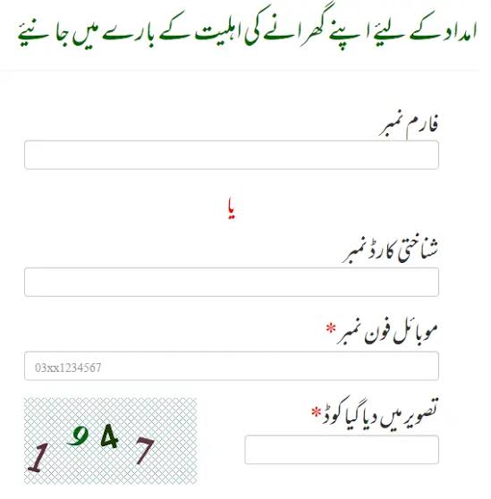 Benazir Income Support Program Check online - 8171 Ehsaas Program 25000 BISP