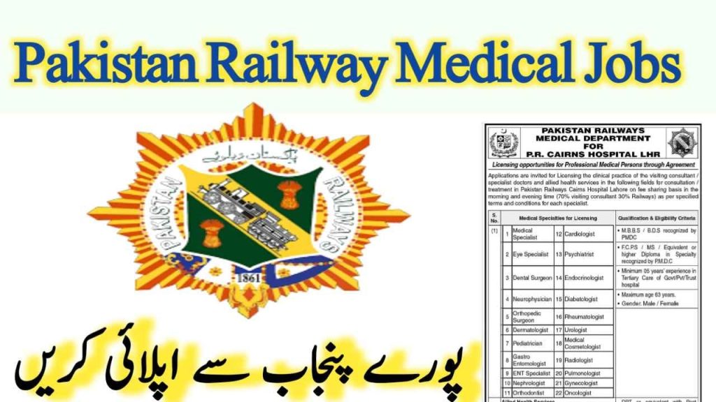 Pakistan Railway Medical Jobs 2023